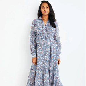 Tiered Maternity Dress